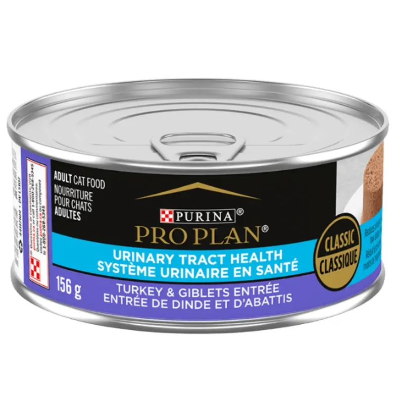 Purina Pro Plan Urinary Tract Health Turkey & Giblets Entree Canned Cat Food, 156g
