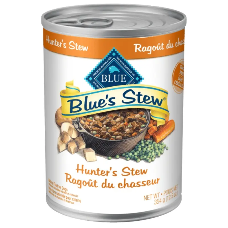 BLUE Buffalo Hunter's Stew Recipe Canned Dog Food