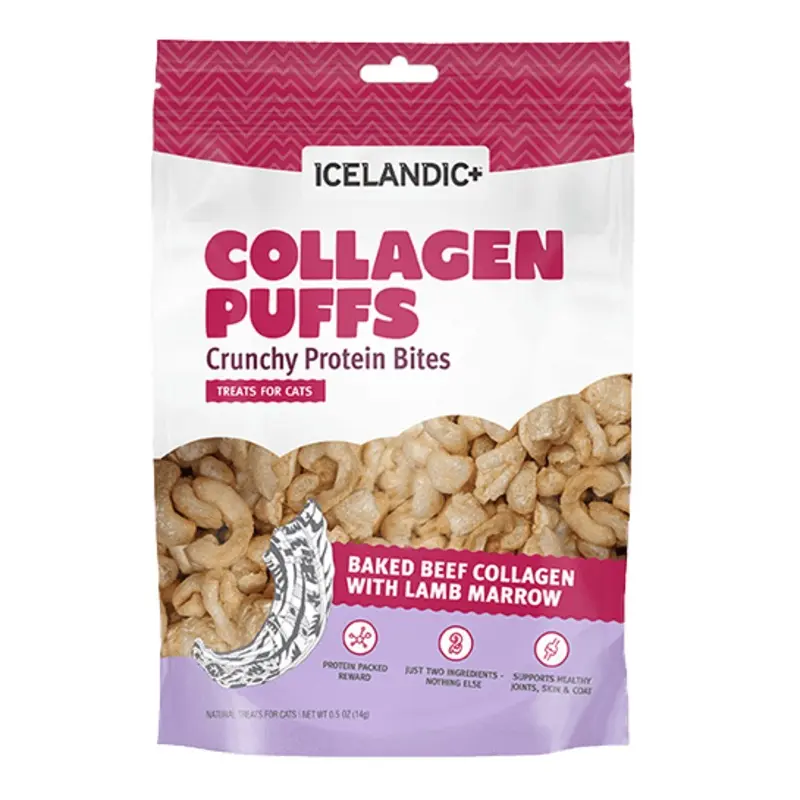 Icelandic+ Beef Collagen Puffs with Marrow Cat Treats (SPECIAL ORDER ITEM)