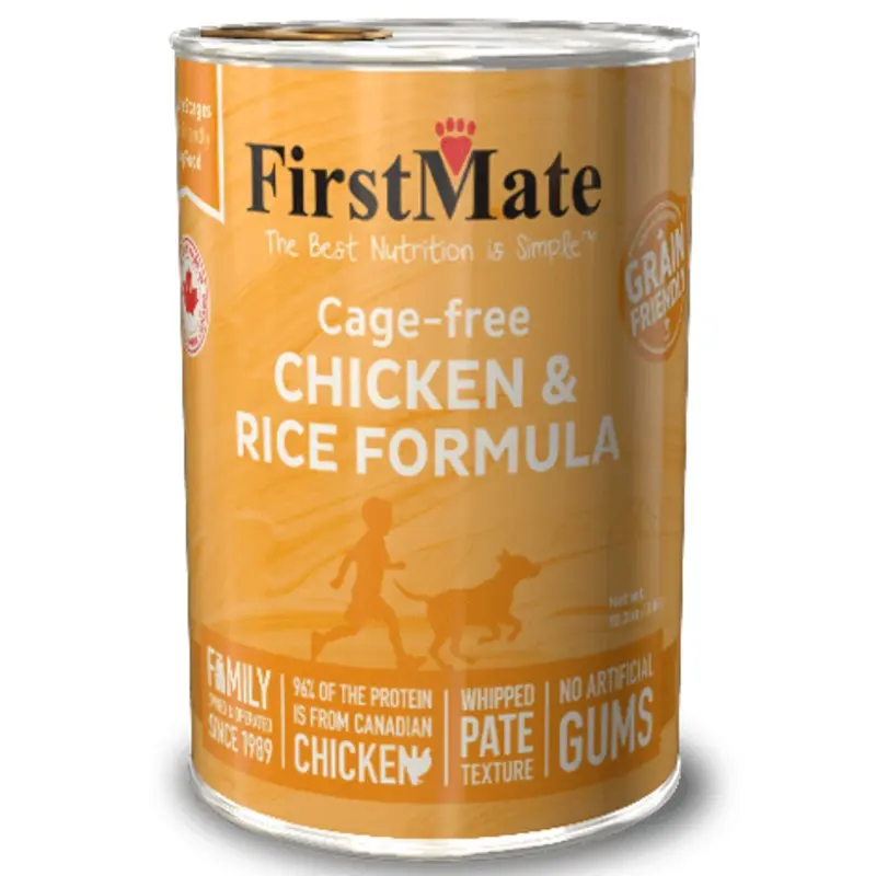 FirstMate Cage-free Chicken & Rice Formula Canned Dog Food