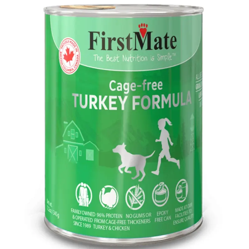 FirstMate Cage-free Turkey Formula Canned Dog Food