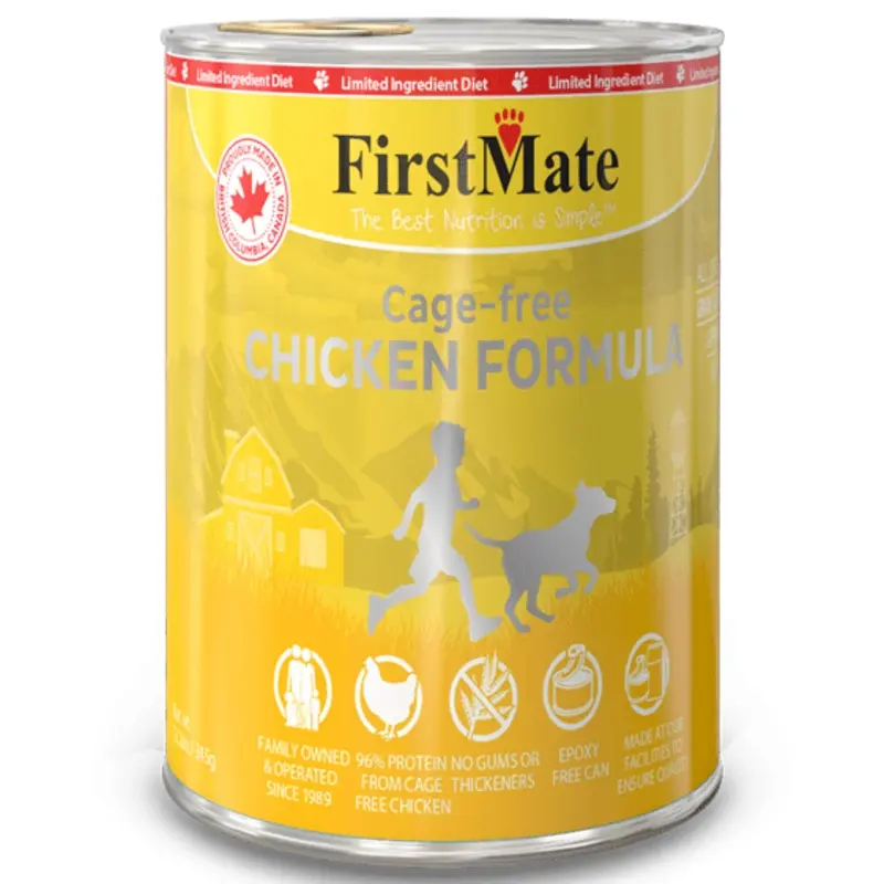 FirstMate Limited Ingredient Cage-free Chicken Formula Canned Dog Food