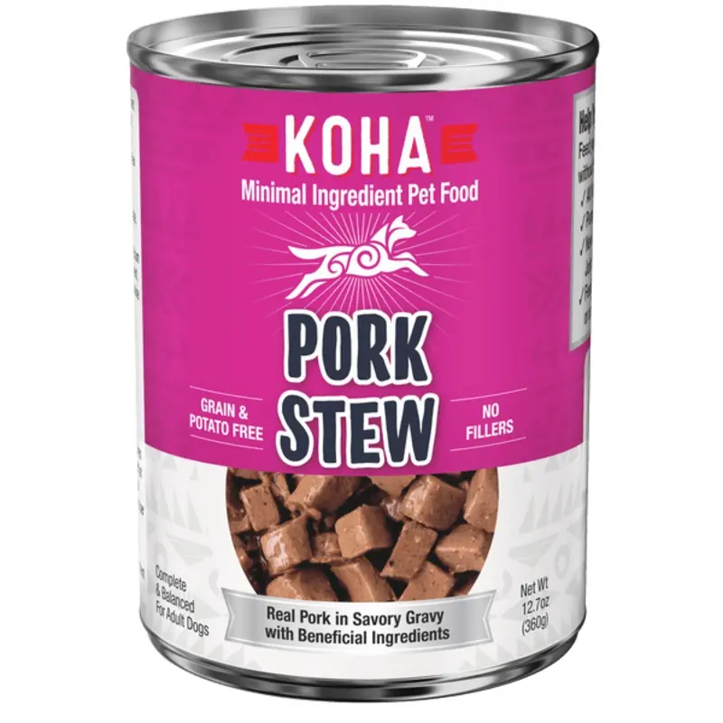 KOHA Pork Stew Canned Dog Food
