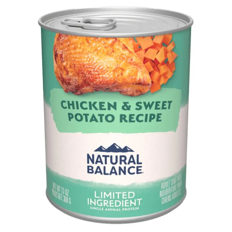 Natural Balance Limited Ingredient Chicken & Sweet Potato Recipe Canned Dog Formula