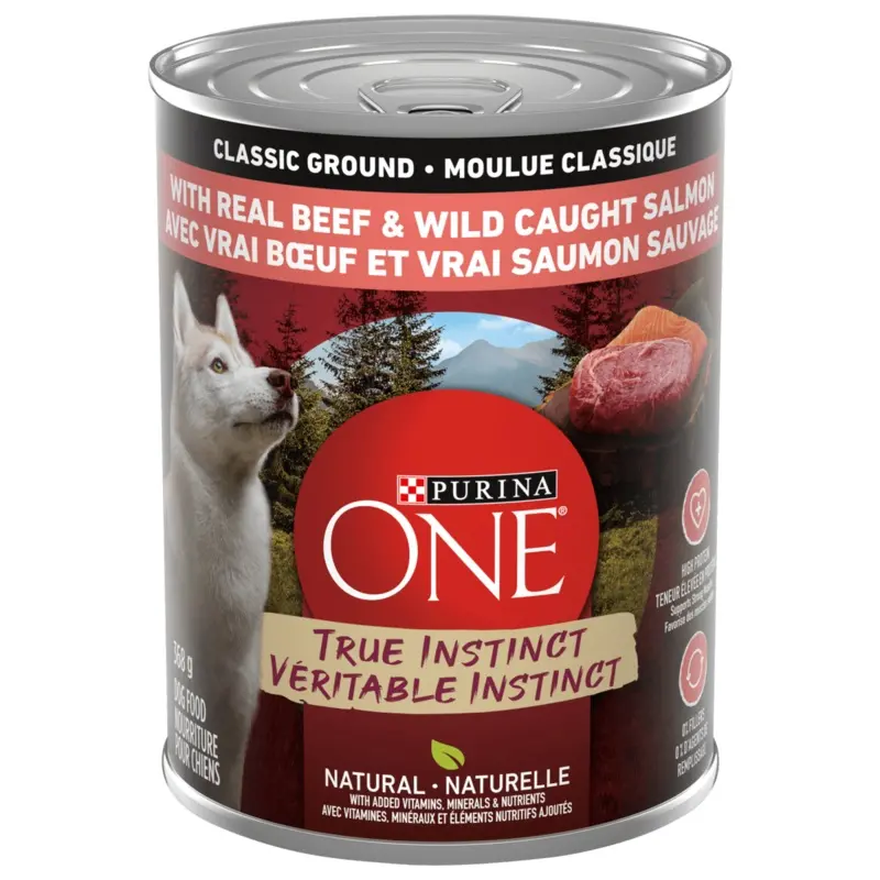 Purina ONE True Instinct with Beef & Salmon Canned Dog Food