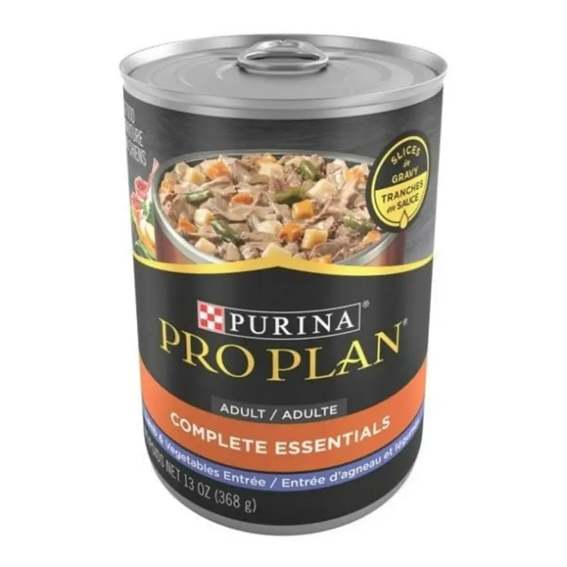 Purina Pro Plan Adult Lamb & Vegetables Entre Slices in Gravy Canned Dog Food