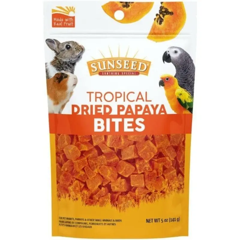 Sunseed Tropical Dried Papaya Bites