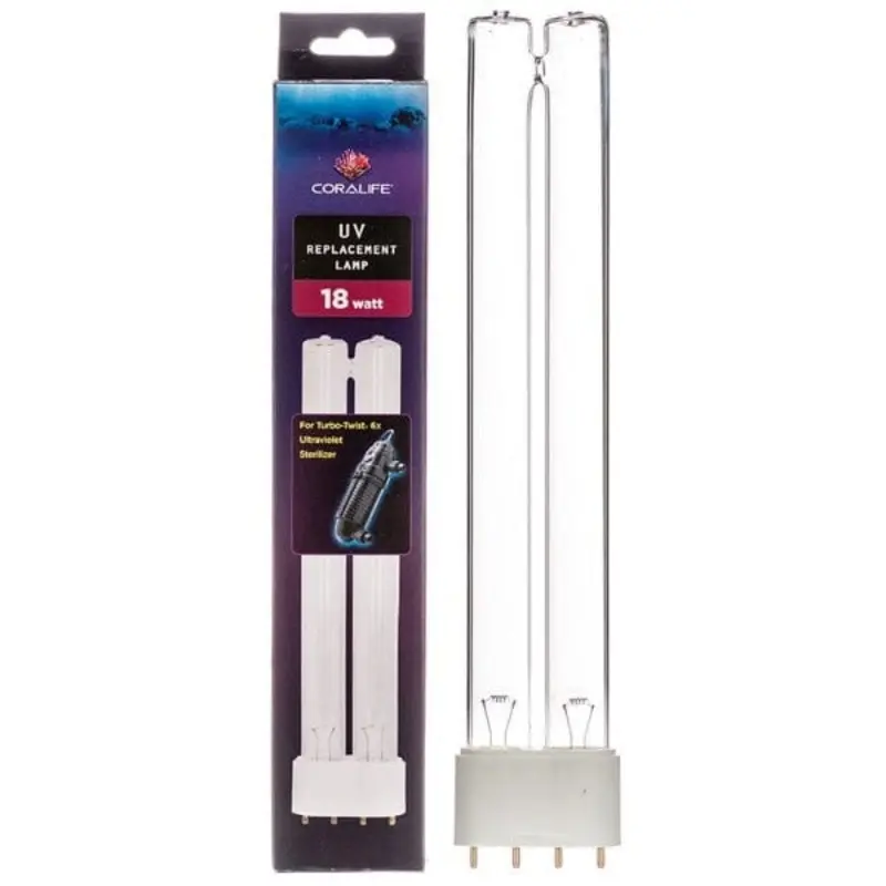 Coralife UV replacement Lamp 18 watt  For Turbo-Twist 6x UV Sterilizer