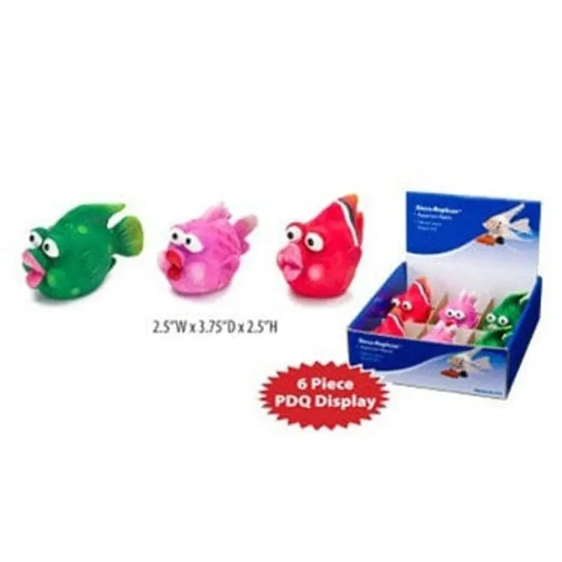 Pucker Fish Ornament Resin 6pc Pdq