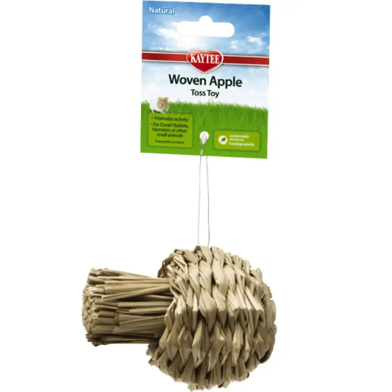 Kaytee Natural Woven Apple Toss Toy
