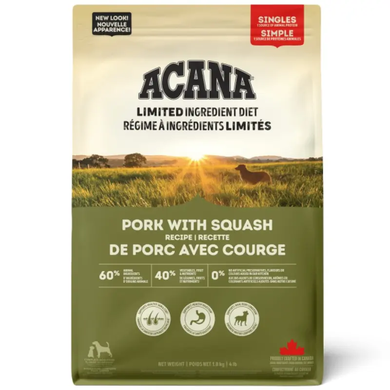 ACANA Singles Pork with Squash Recipe Dry Dog Food