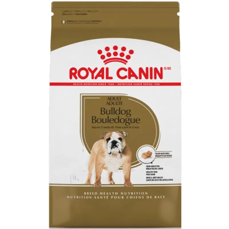 Royal Canin Bulldog Adult Dry Dog Food, 30lb