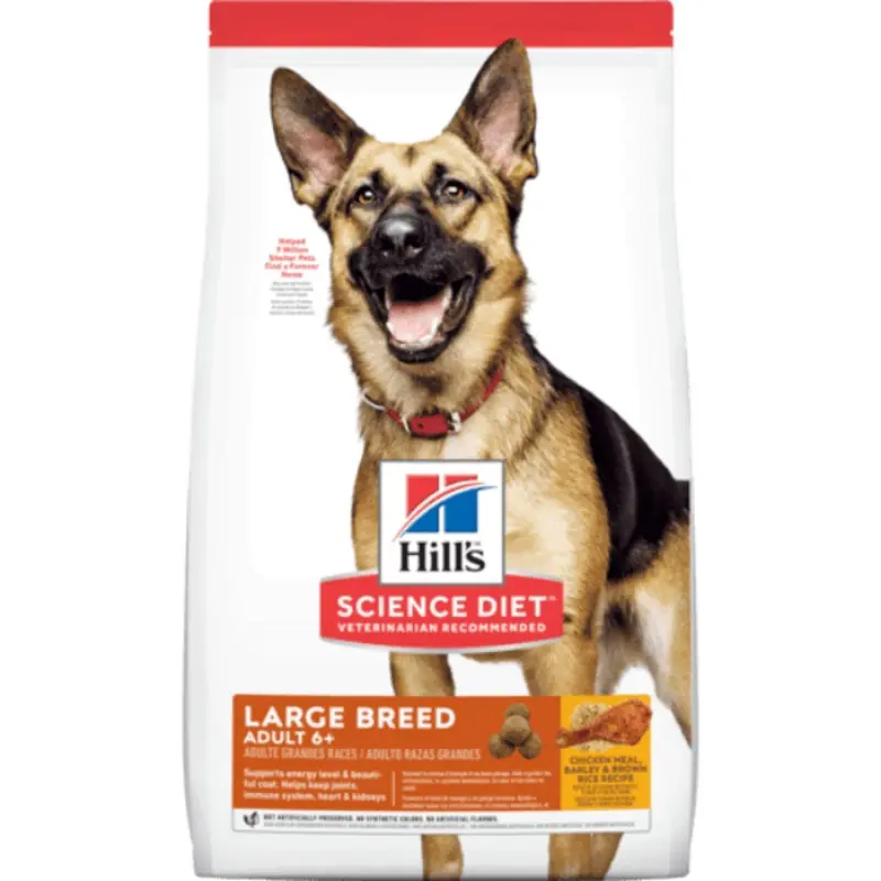 Science Diet Adult 6+ Large Breed Chicken Meal, Barley & Rice Recipe Dry Dog Food, 33lb