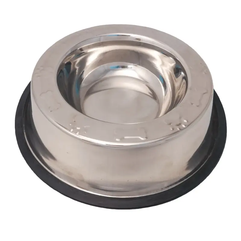 Wide Rim Paw & Bone Non Tip Anti Skid Bowl