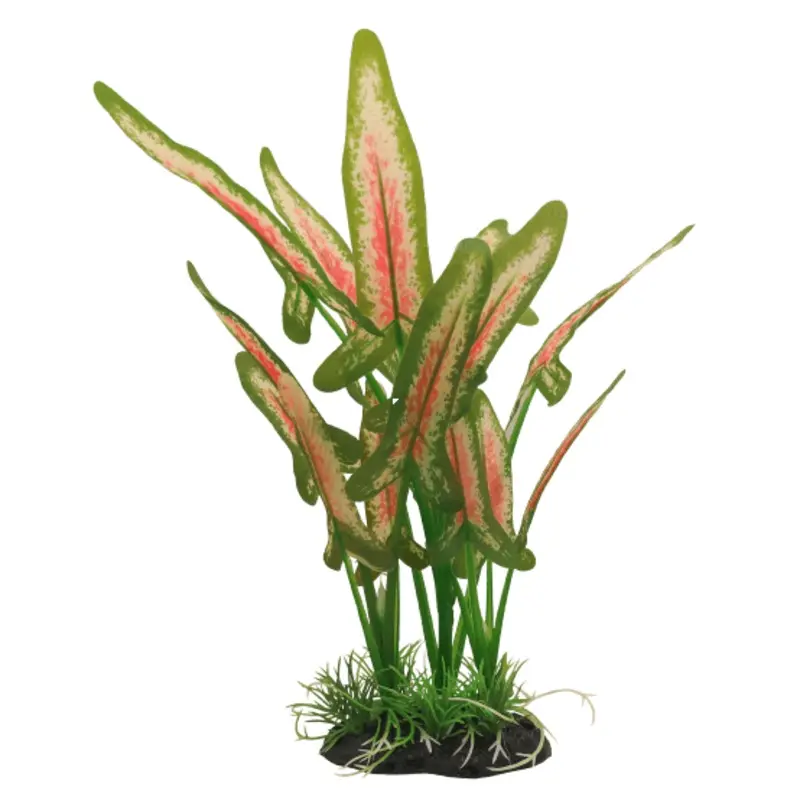 Repti Gear Silk Plant Green & Orange Cryptocoryne 30cm