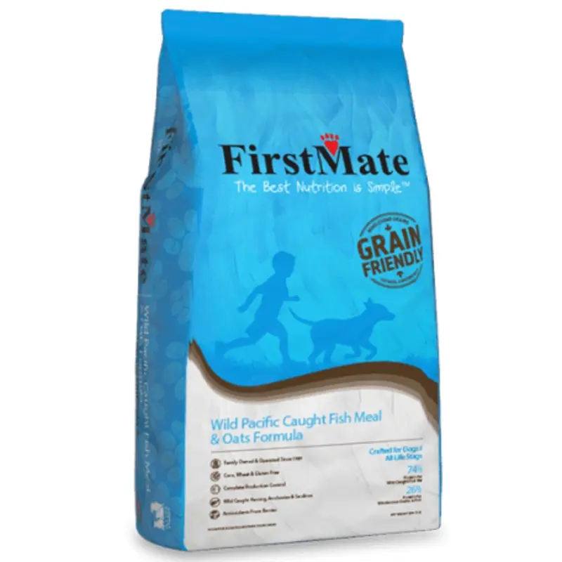 FirstMate Grain Friendly Wild Pacific Caught Fish & Oats Dry Dog Food