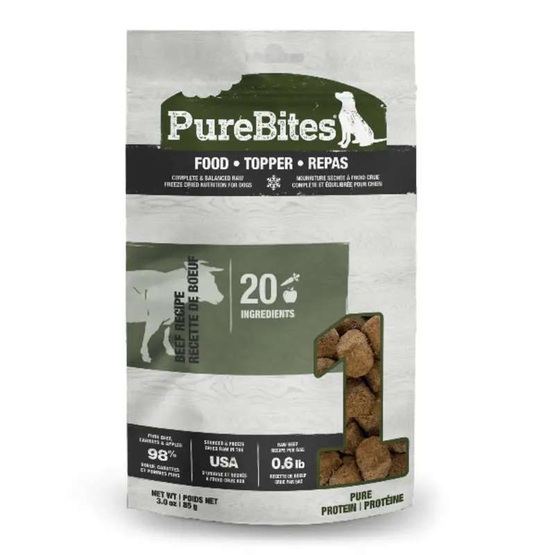 PureBites Beef Recipe Food Topper For Dogs