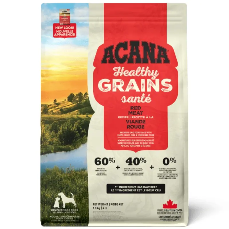 ACANA Healthy Grains Red Meat Recipe Dry Dog Food