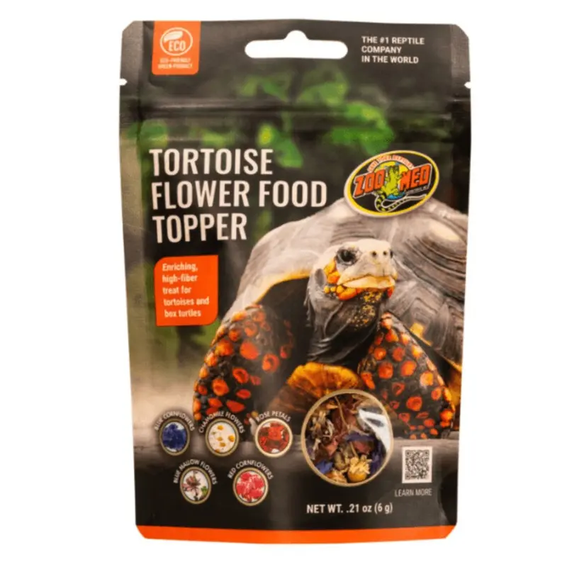 Zoo Med Tortoise & Box Turtle Flower Food Topper