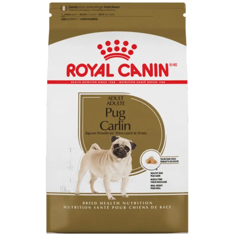 Royal Canin Pug Adult Dry Dog Food, 10lb
