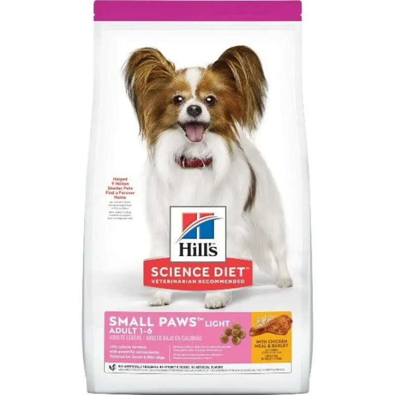 Science Diet Adult Light Small & Mini Chicken Meal & Barley Dry Dog Food, 4.5lb
