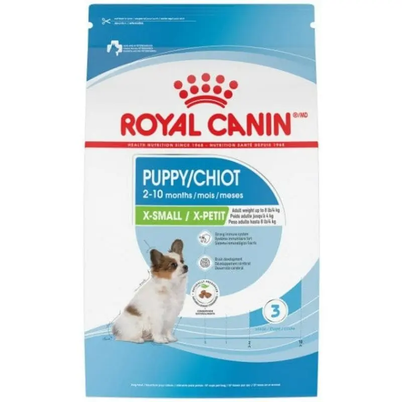 Royal Canin X-Small Puppy Dry Dog Food, 3lb