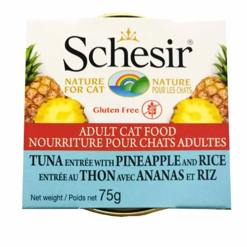 Schesir Tuna Entre with Pineapple & Rice in Jelly Adult Wet Cat Food