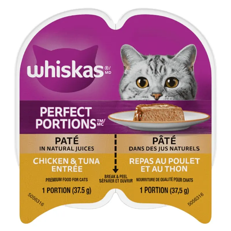 Whiskas Perfect Portions Chicken & Tuna Pt Wet Cat Food