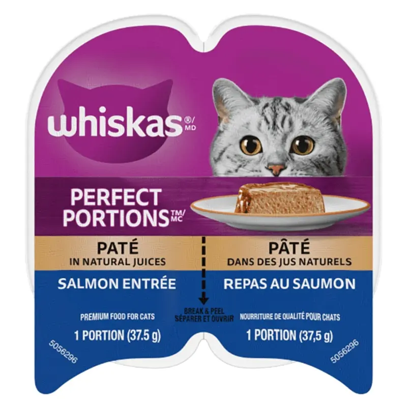 Whiskas Perfect Portions Salmon Pt Wet Cat Food