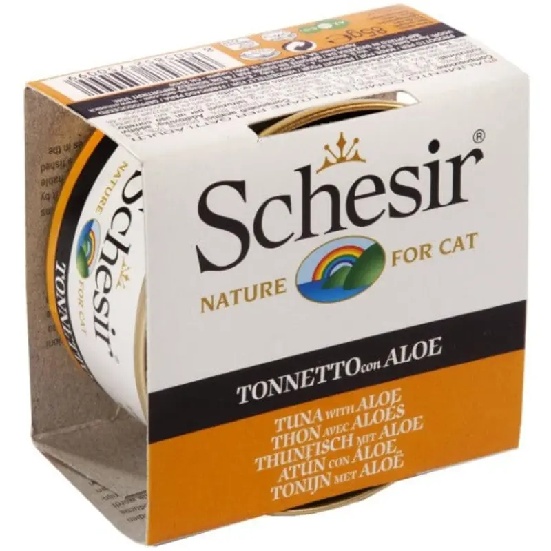 Schesir Tuna Entre with Aloe in Jelly Adult Wet Cat Food