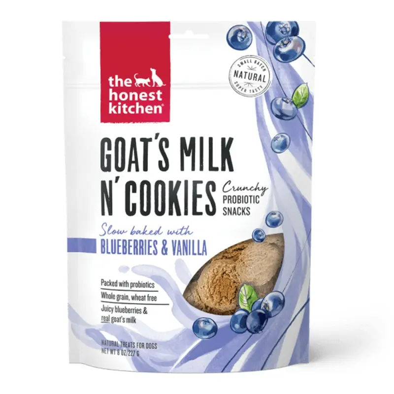 The Honest Kitchen Goat's Milk N' Cookies for Dogs; Blueberries & Vanilla