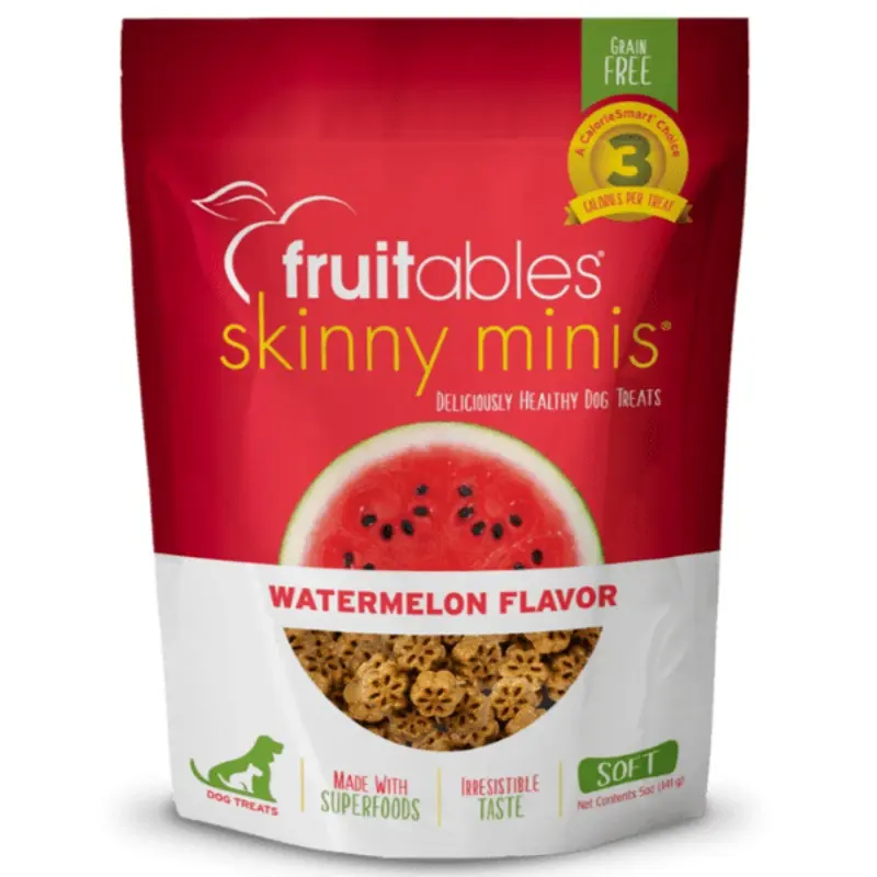 Fruitables Skinny Minis Watermelon Flavor Dog Treats