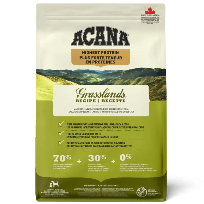 ACANA Highest Protein Grasslands Recipe Dry Dog Food