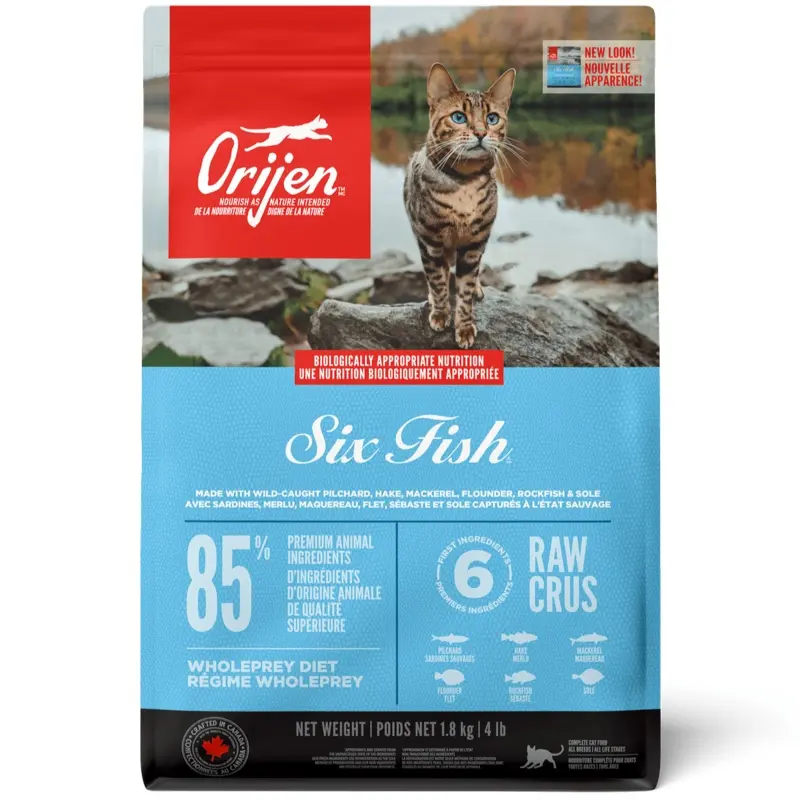 Orijen Six Fish Dry Cat Food