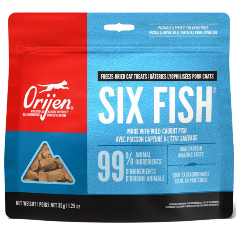Orijen Six Fish Freeze-Dried Cat Treats