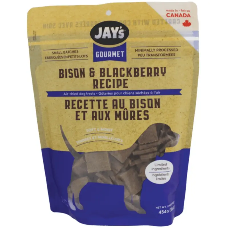 Jay's Gourmet Bison & Blackberry Recipe Dog Treats
