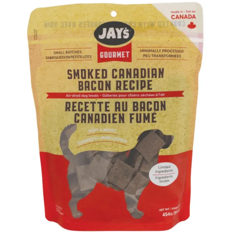 Jay's Gourmet Smoked Canadian Bacon Recipe Dog Treats