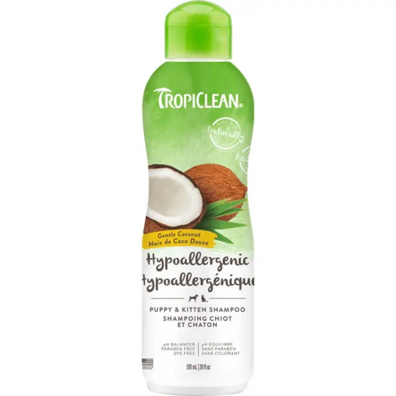Tropiclean Hypo-Allergenic Gentle Coconut Puppy & Kitten Shampoo