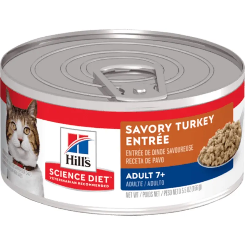 Science Diet Savory Turkey Entree Adult 7+ Canned Cat Food