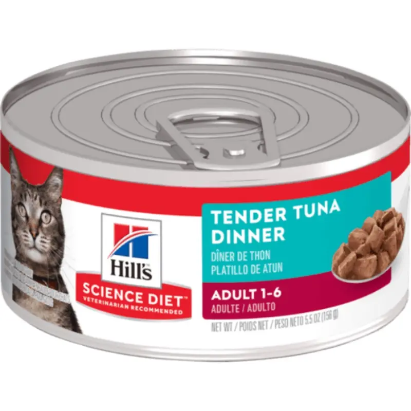 Science Diet Tender Tuna Dinner Adult Canned Cat Food, 5.5oz