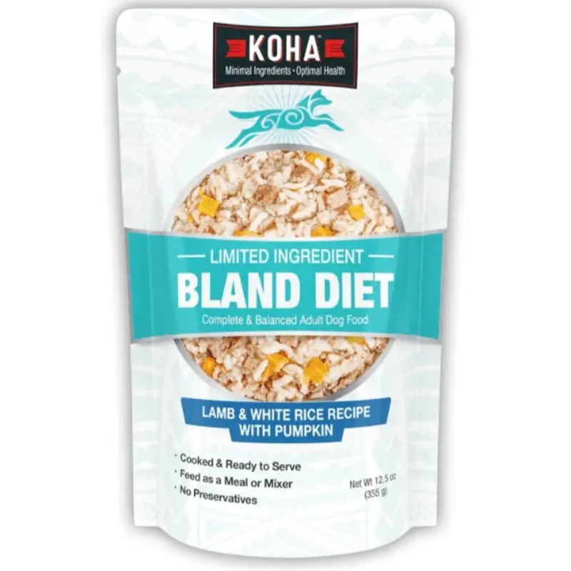 KOHA Limited Ingredient Bland Diet Lamb & White Rice Recipe for Dogs