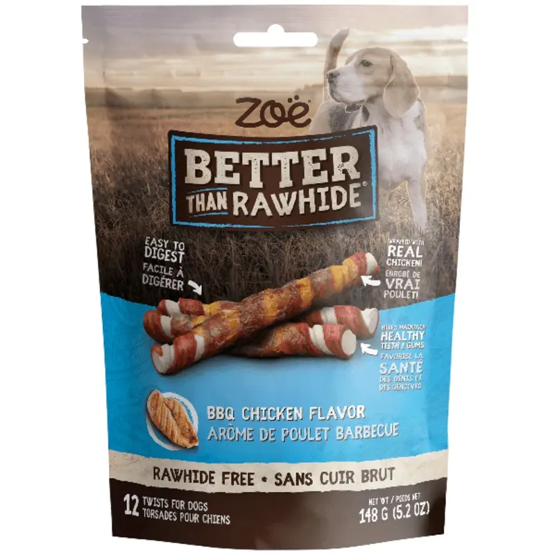 Zo Better than Rawhide BBQ Chicken Twists