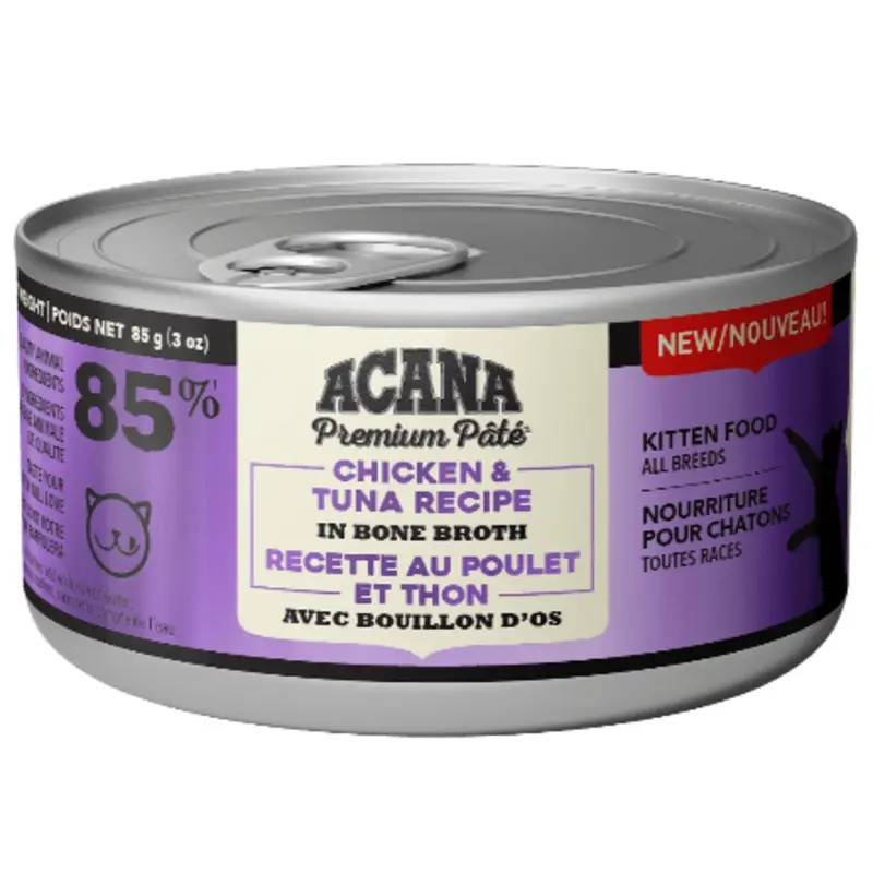 ACANA Premium Pate Chicken & Tuna Kitten Recipe Canned Cat Food