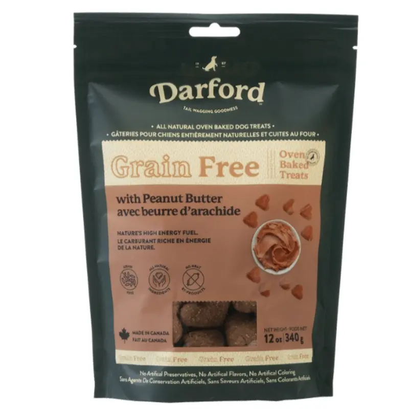 Darford Grain Free Peanut Butter Recipe Oven-Baked Dog Treats