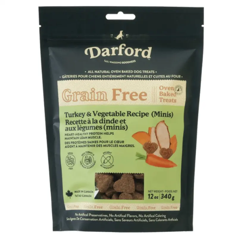 Darford Grain Free Turkey Minis Oven-Baked Dog Treats