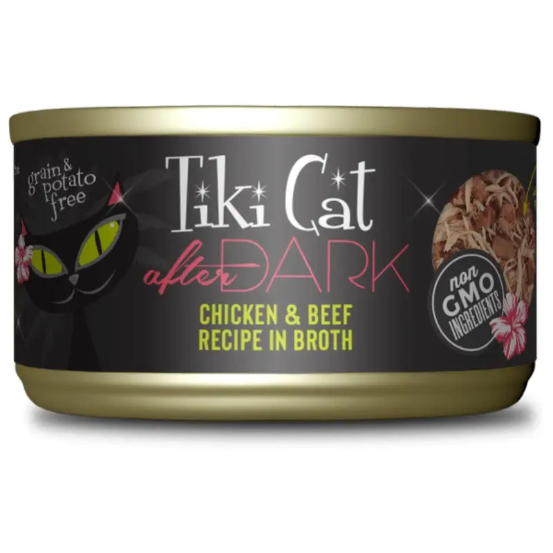 Tiki Cat After Dark Chicken & Beef Recipe Canned Cat Food