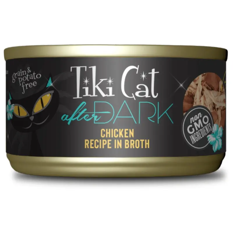 Tiki Cat After Dark Chicken Recipe Canned Cat Food, 2.8oz