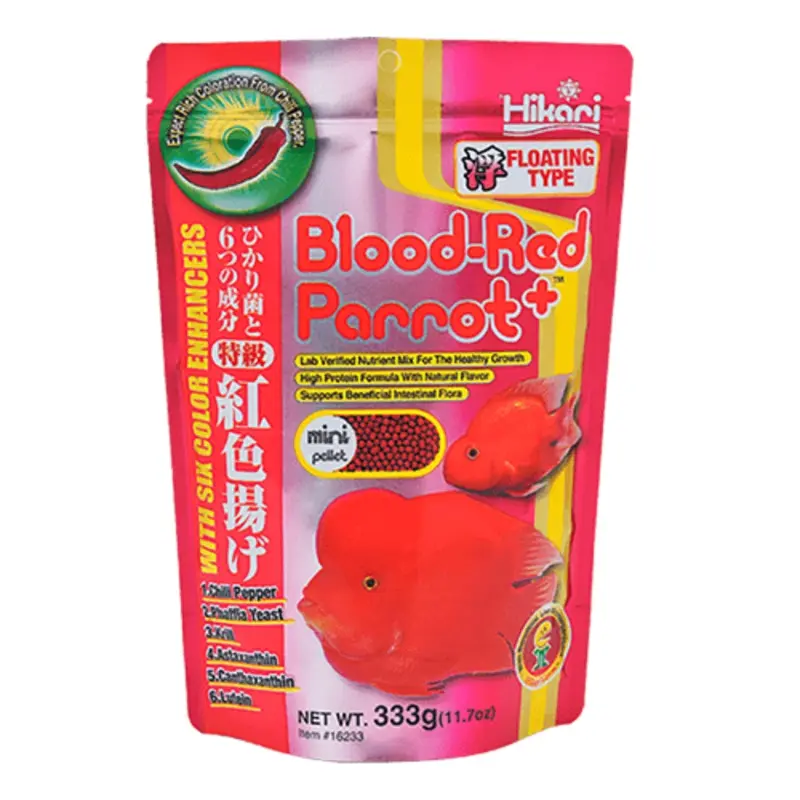 Hikari Tropical Blood Red Parrot+ Floating Pellet Diet
