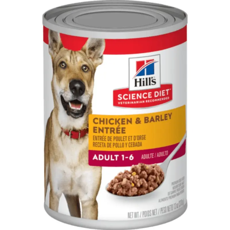 Science Diet Chicken & Barley Entree Adult Canned Dog Food, 13oz