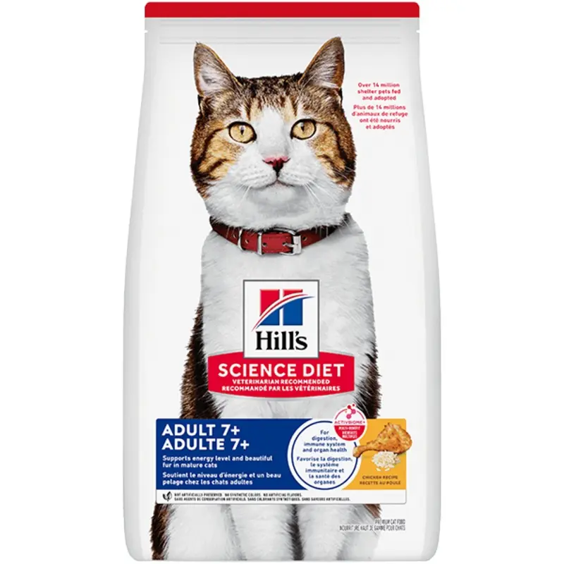 Science Diet Adult 7+ Chicken Recipe Dry Cat Food